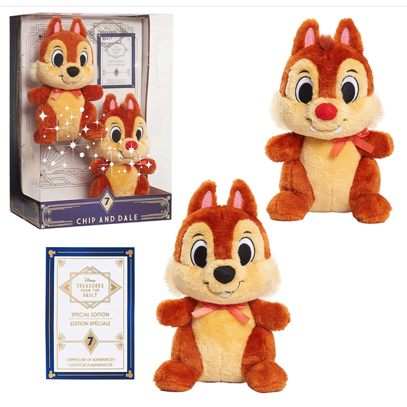 Disney Treasures From the Vault, Limited Edition Chip & Dale Plush NEW